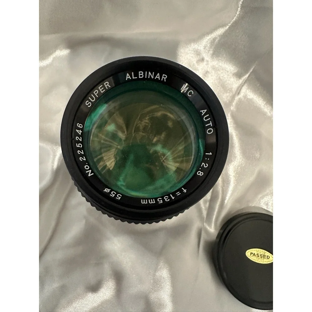 Super Albinar 135mm f/2.8 MC AutoTelephoto Prime Lens Canon FD MountVintage